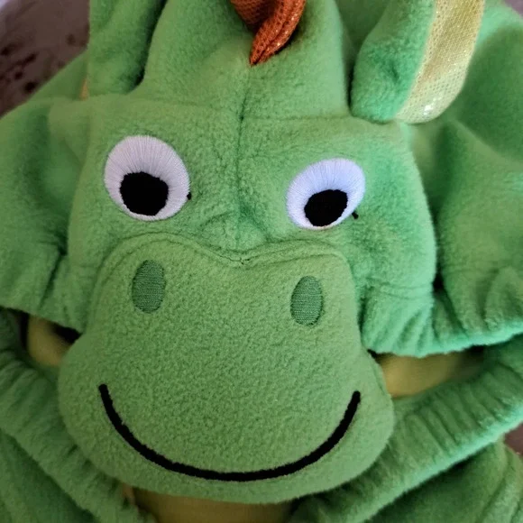 Carters Dragon Halloween Costume One Piece Size 3-6 Months - Picture 4 of 4